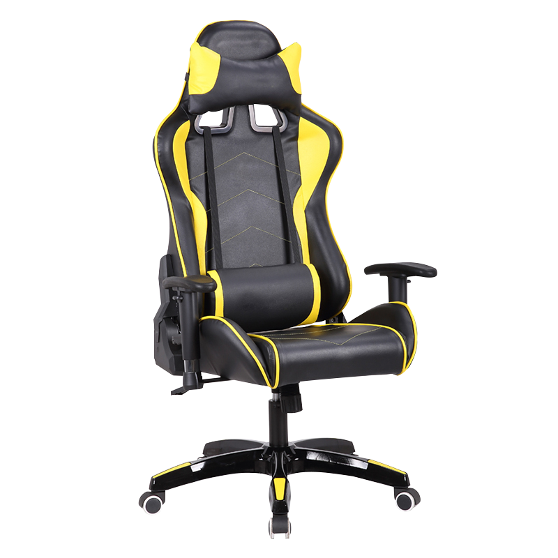 Yellow Novifacta Leva Computer Video Racing Gaming Cathedra (Y-2669)