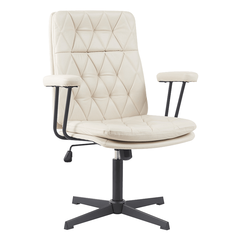 Beige Mid-Back Padded Home Office Pluteum Cathedra (Y-C08)