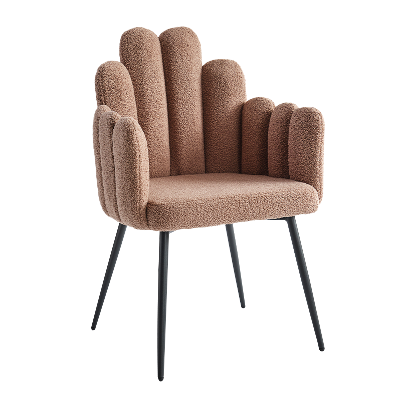 Camel Black Metal Crura Triclinio Chairs (Y-C14)