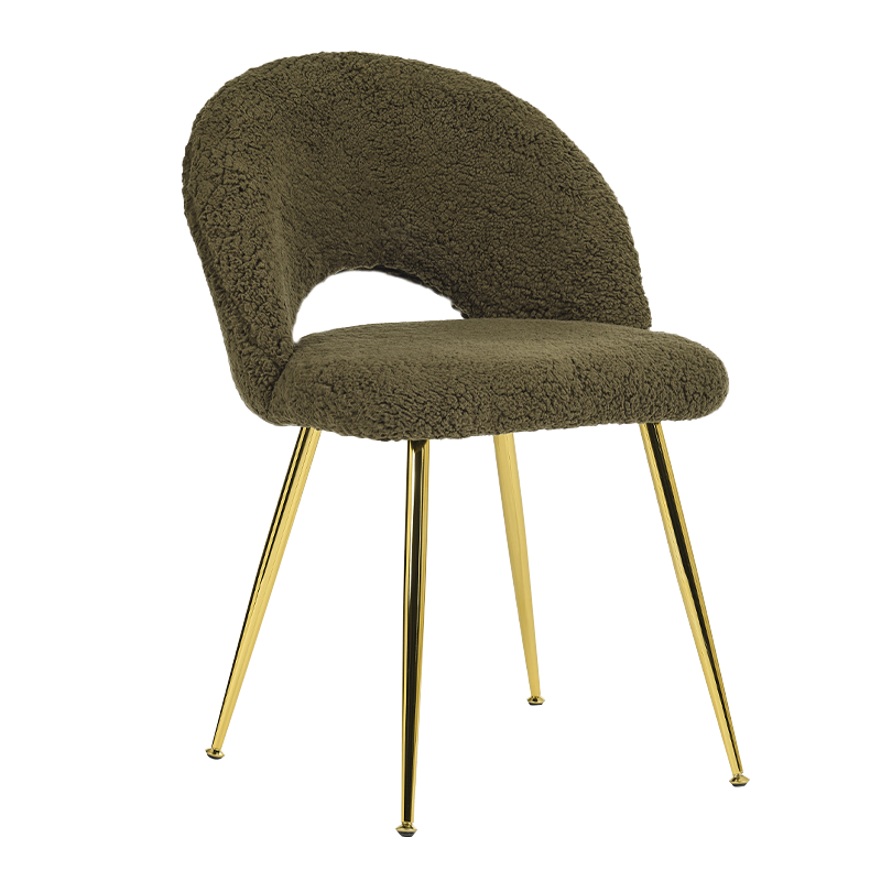 Green Low Back Velvet Aurum Crura Dining Chairs (Y-C15)