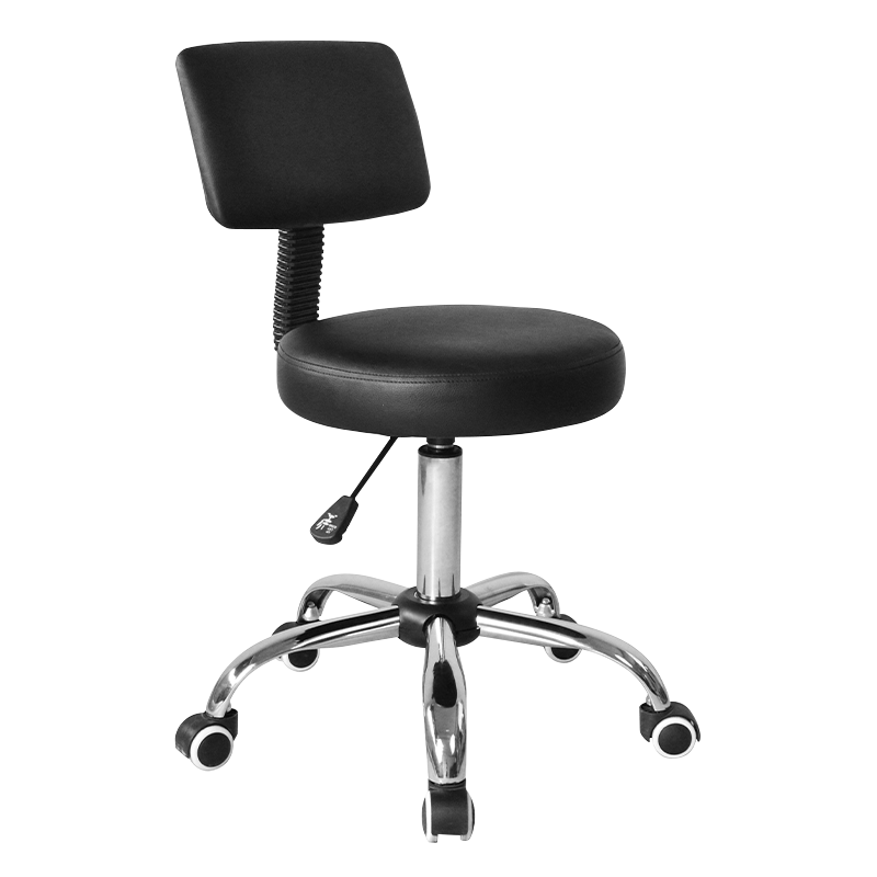 Swivel Simple Pu Low-Round Round Salon Chair(GY-1004)