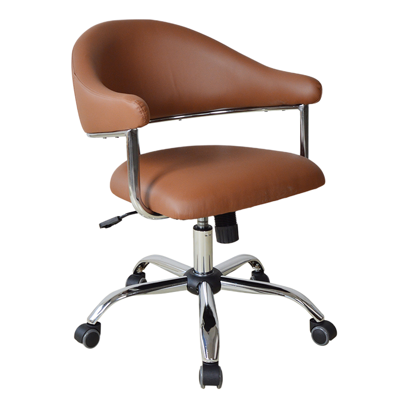 Brown Height Novifacta Swivel Barber Salon Cathedra (GY-2110)