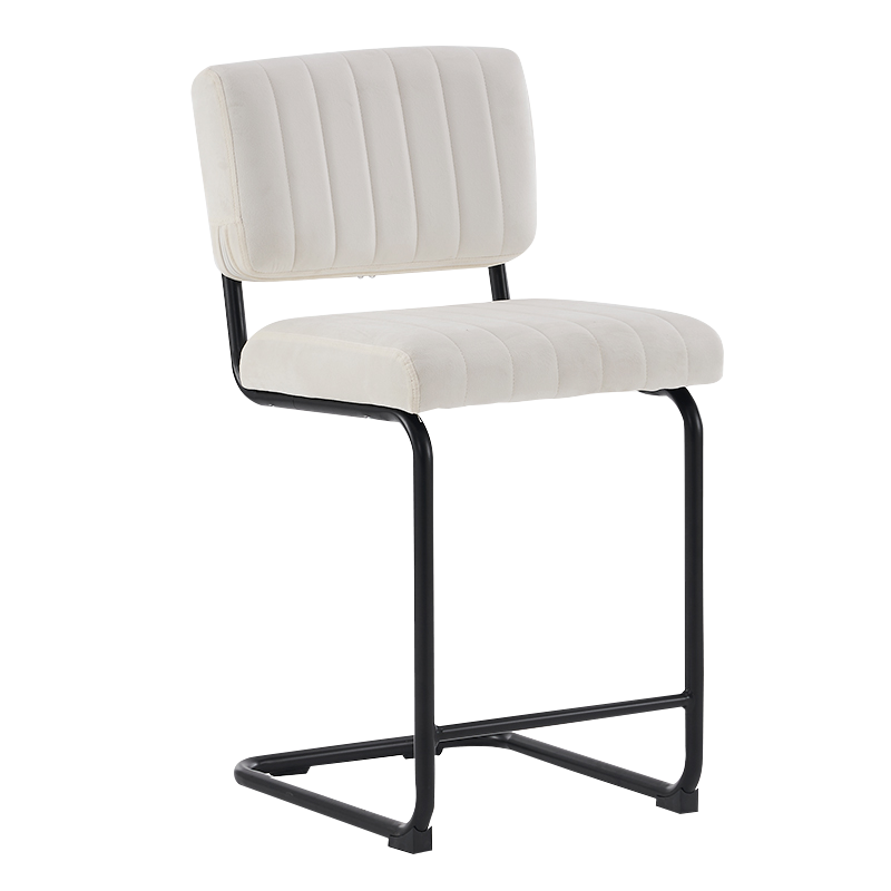 White holoserica Low Back Height Counter Sellam Chairs (Y-C02)