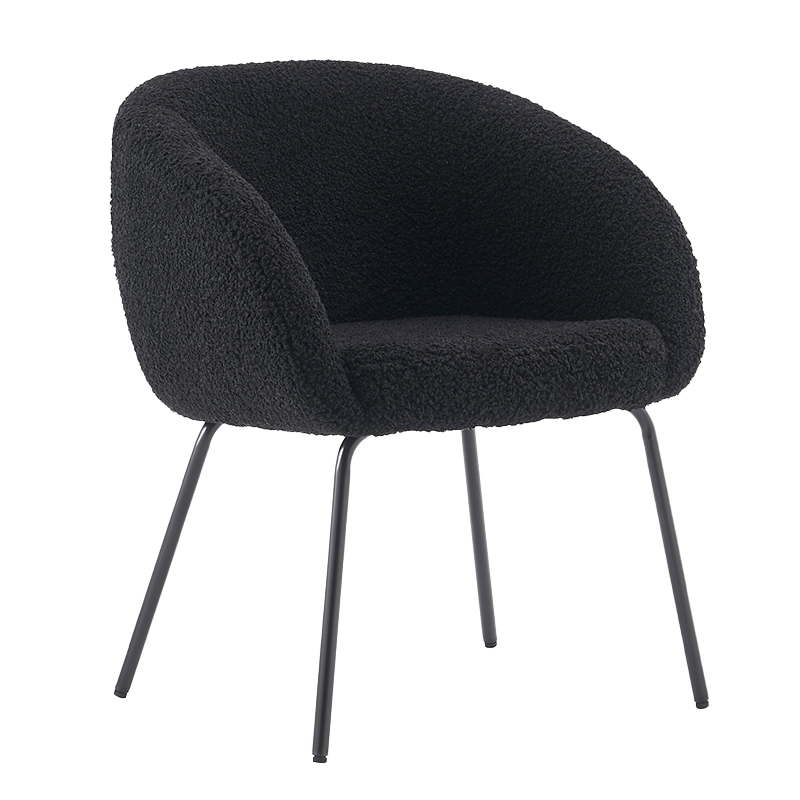 Nigrum Teddy Vellus Minimum Back Ferocactus Armchair (Y-C06)