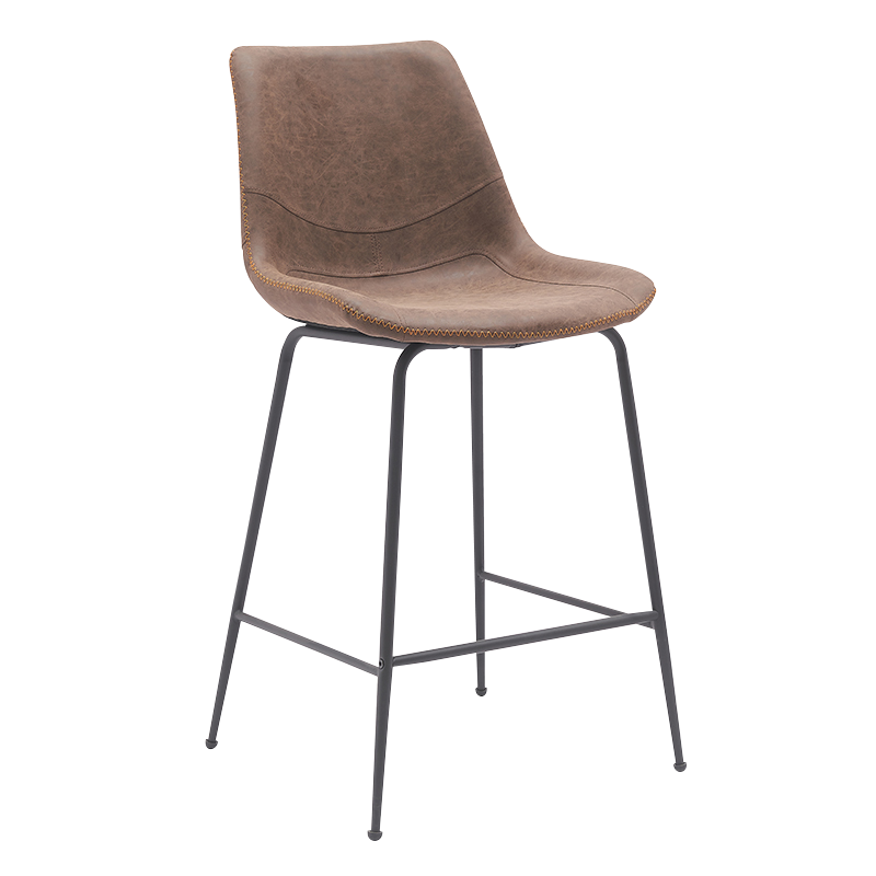 Brown PU Counter Height Stools Cathedra (Y-C11)
