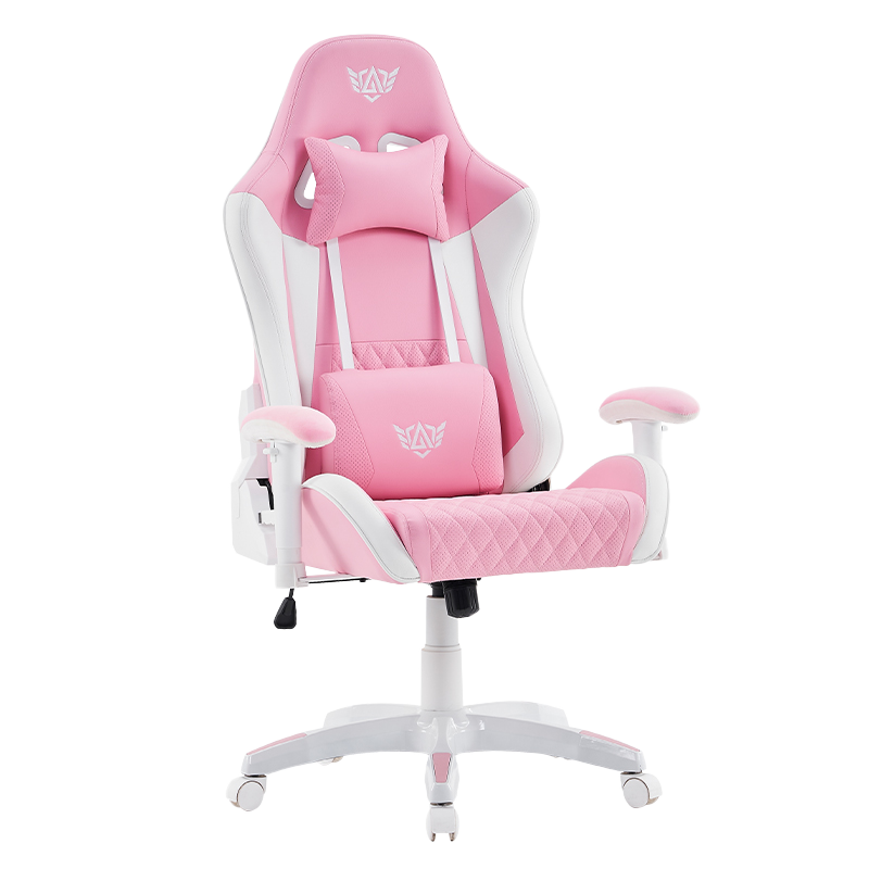 Pink Modern Swivel Ludus Cathedra cum Novifacta 3D Armrests (T-7122)