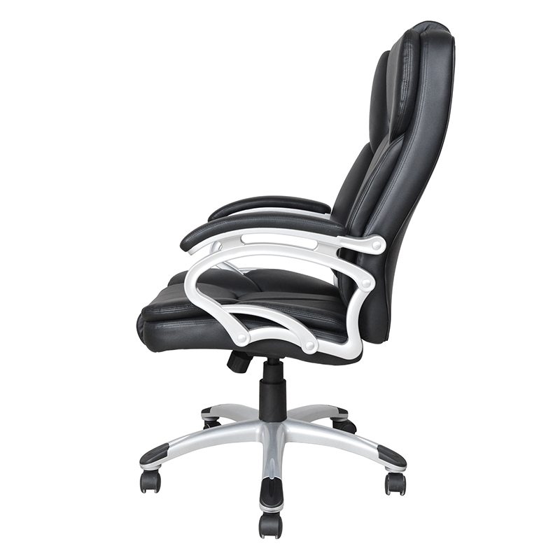 Black High Back Fixed Pad Armrest Executive Office Sedes (y-2825)