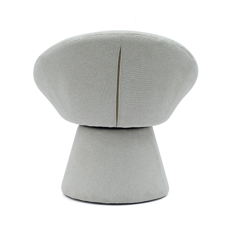 Simple Stylish Italian Rotating Triclinium Cathedra Round Base Armchair Otium Cathedra pro Livio Hotel (GY-644)