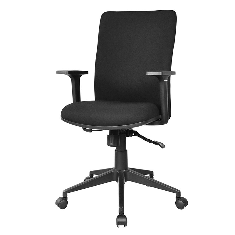Fabric Mid Back PP Armrest Staff Task Chair (M-6127)