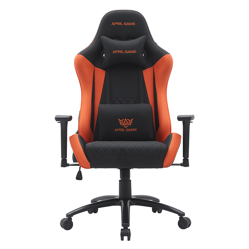 Orange Modern Swivel Ludus Cathedra cum Novifacta 3D Armrests (T-7122)