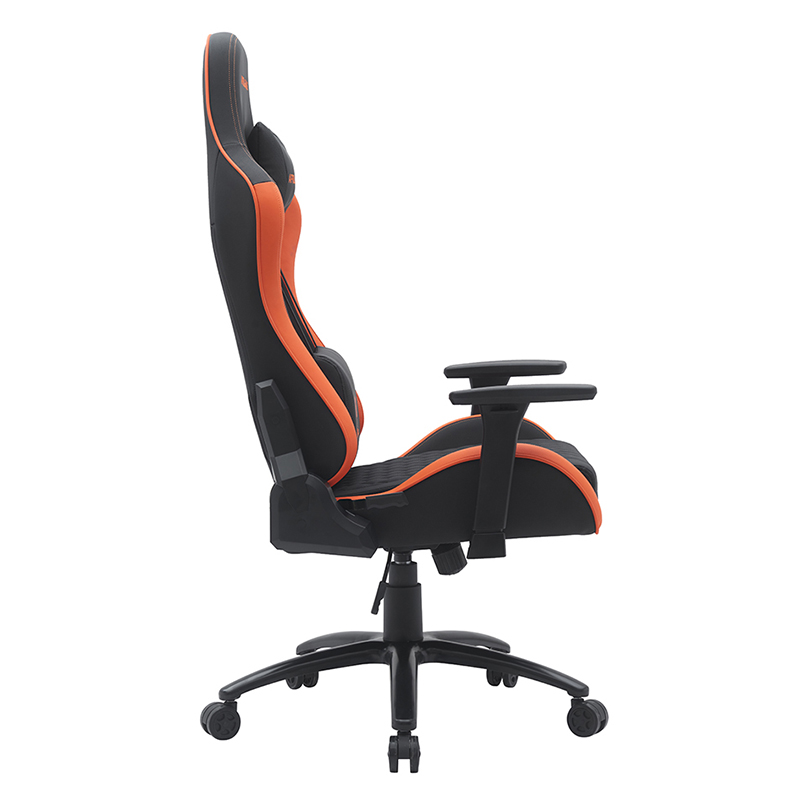 Orange Modern Swivel Ludus Cathedra cum Novifacta 3D Armrests (T-7122)