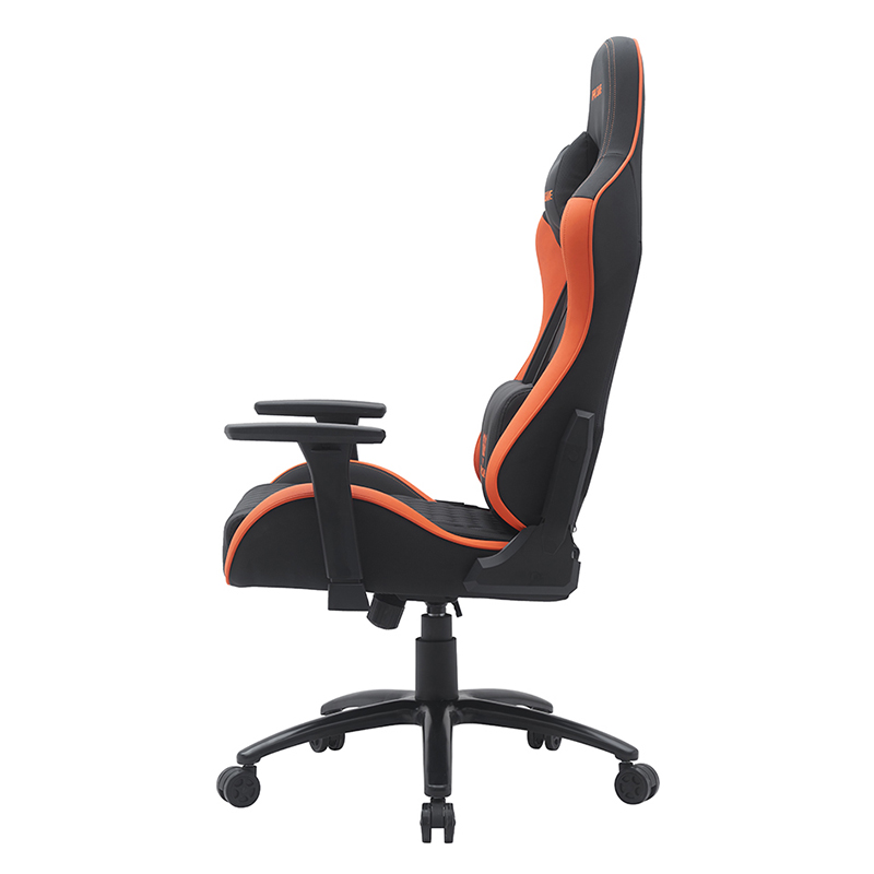 Orange Modern Swivel Ludus Cathedra cum Novifacta 3D Armrests (T-7122)