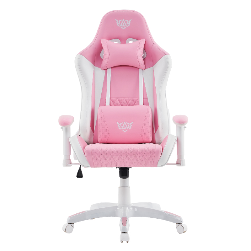 Pink Modern Swivel Ludus Cathedra cum Novifacta 3D Armrests (T-7122)