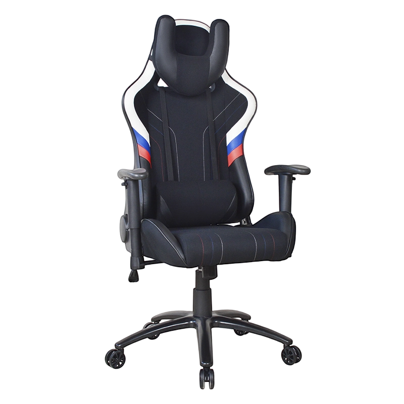 2D Armrest Swivel Painting Metal Base Racing Gaming Chair (T-7116)