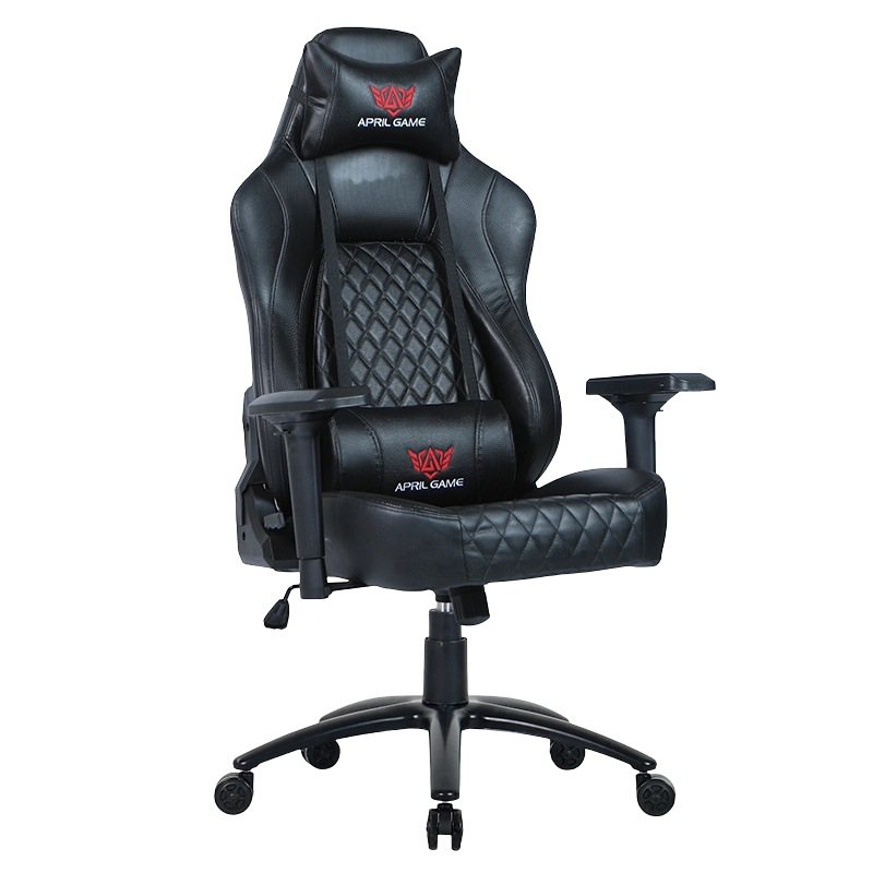 Altus Back 4D armarium nigrum picturae metallica basi sella forumque (Y-2520)