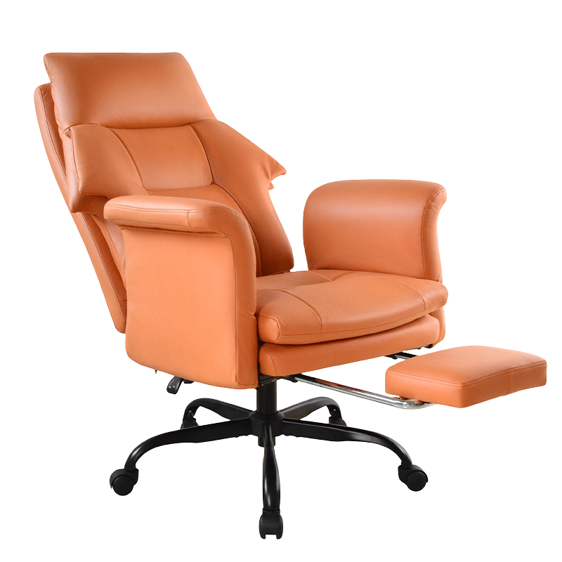 Princeps retro Flipped Pad Armrest Estne officium Cathedra Cum Footrest (M-6145)