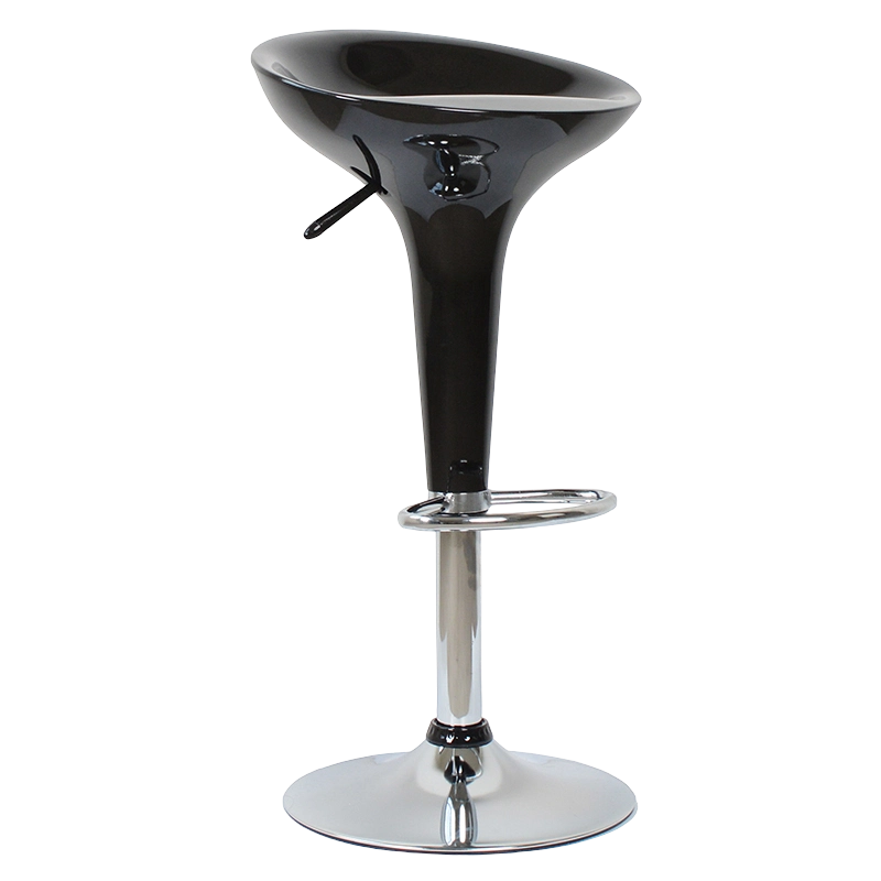 Black ABS Plastic Swivel Leva Bar Stool Chair (GY-901)