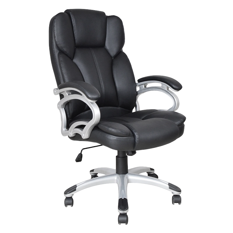 Black High Back Fixed Pad Armrest Executive Office Sedes (y-2825)