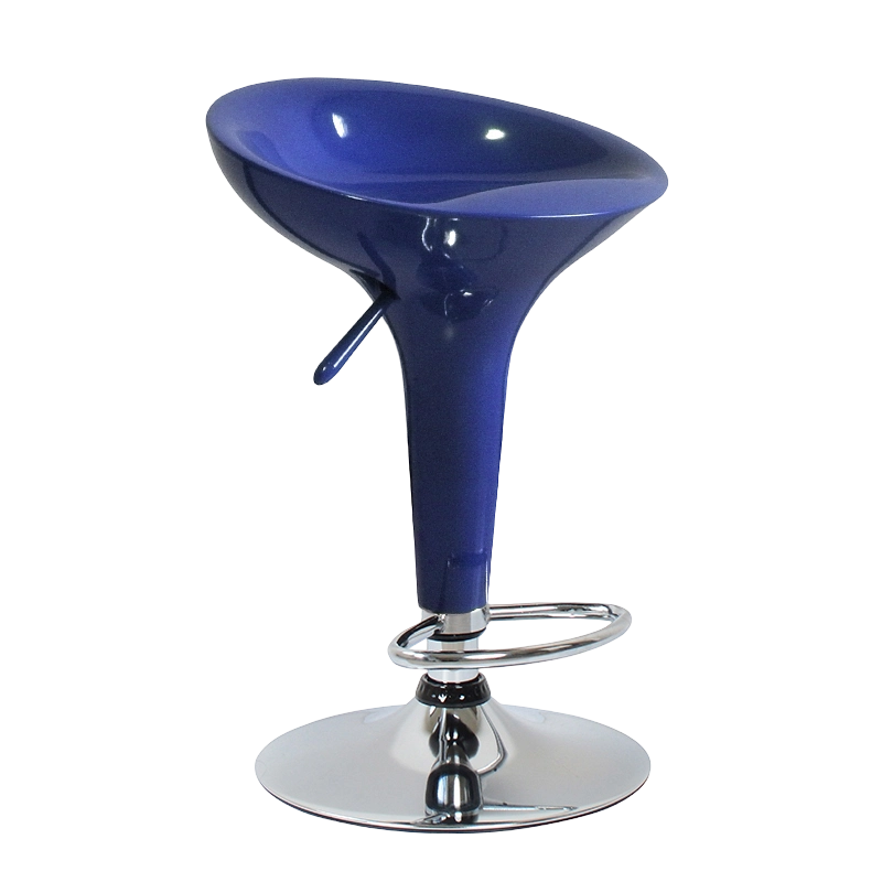 Blue ABS Plastic Swivel Leva Bar Stool Chair (GY-901)
