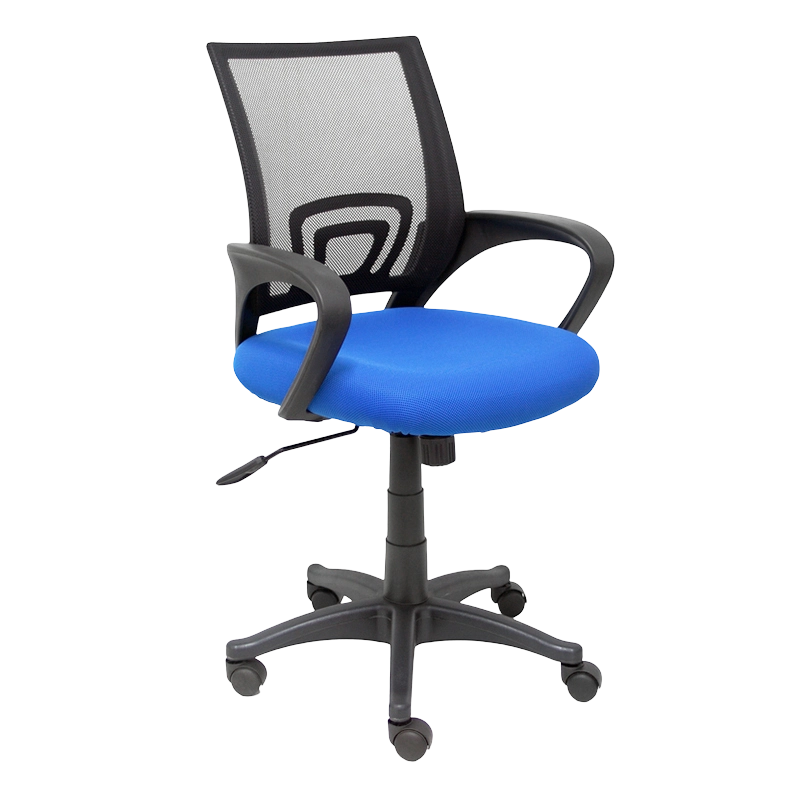 Blue Fabric Low Back PP Armrest Staff Task Chair（Y-1829)
