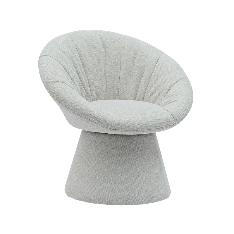 Simple Stylish Italian Rotating Triclinium Cathedra Round Base Armchair Otium Cathedra pro Livio Hotel (GY-644)
