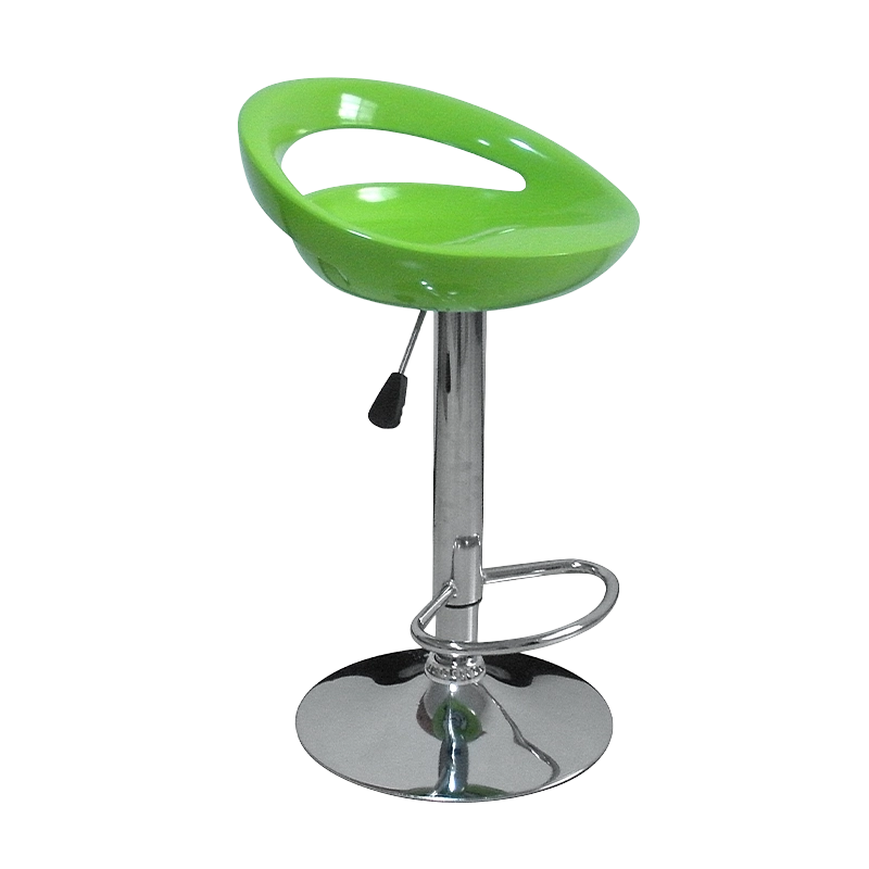 Green ABS Plastic Low Back Swivel Leva Bar Stool Chair (GY-914)