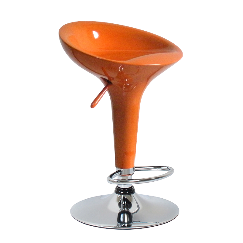 Orange ABS Plastic Swivel Leva Bar Stool Chair (GY-901)