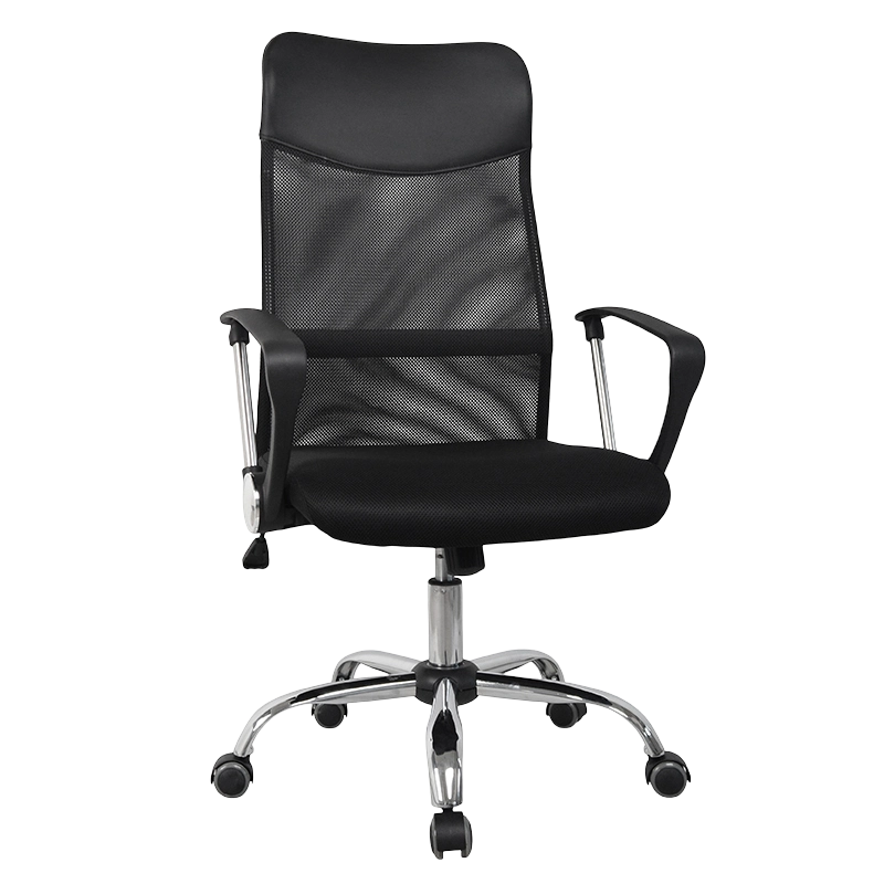 Swivel Chrome Armrest Staff Task Desk Chair（Y-1748)